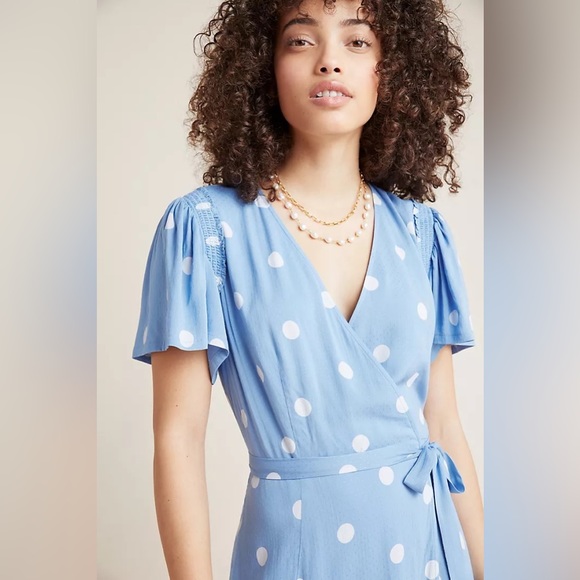 Anthropologie Paige Arlyn Wrap Dress - size S - Picture 8 of 8